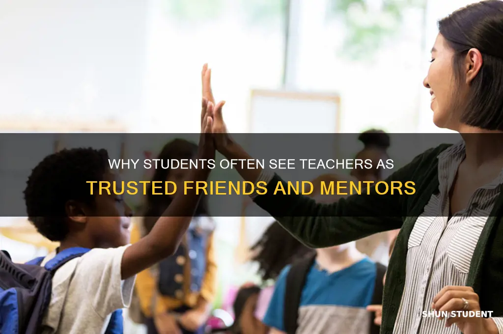 why does the student consider the teacher as his friend