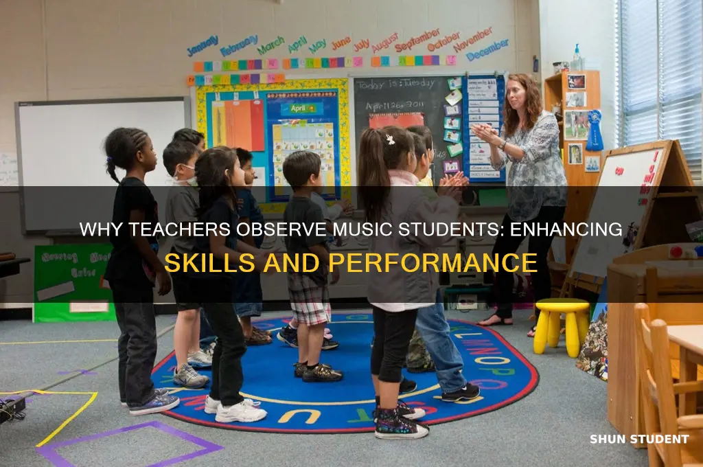 why does the teacher see the music student