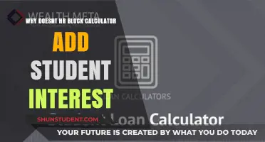 Why HR Block Calculator Omits Student Interest: A Comprehensive Guide