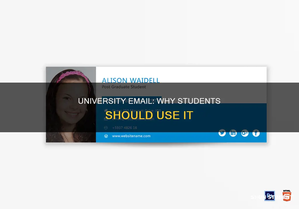 why email students university email