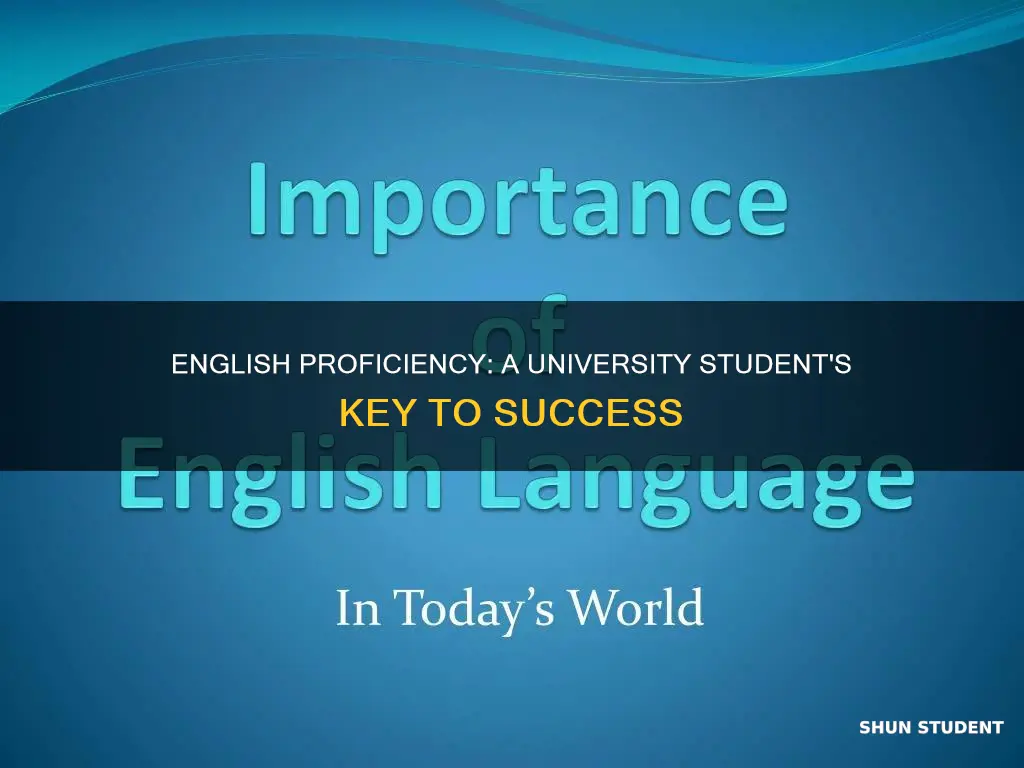 why english is important for university students