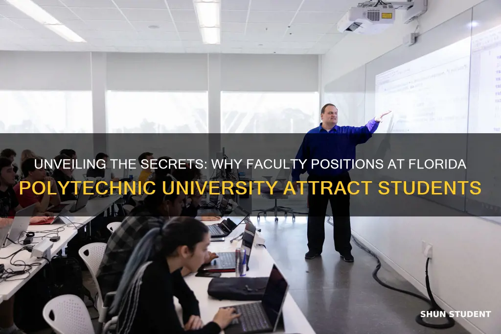 why facluty possion at florida polytechnic university students