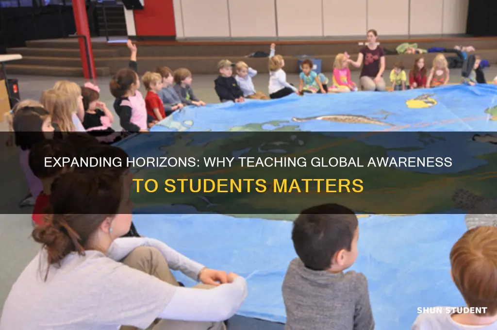 why important to teach students about world beyond community