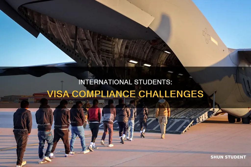 why international students fall out status