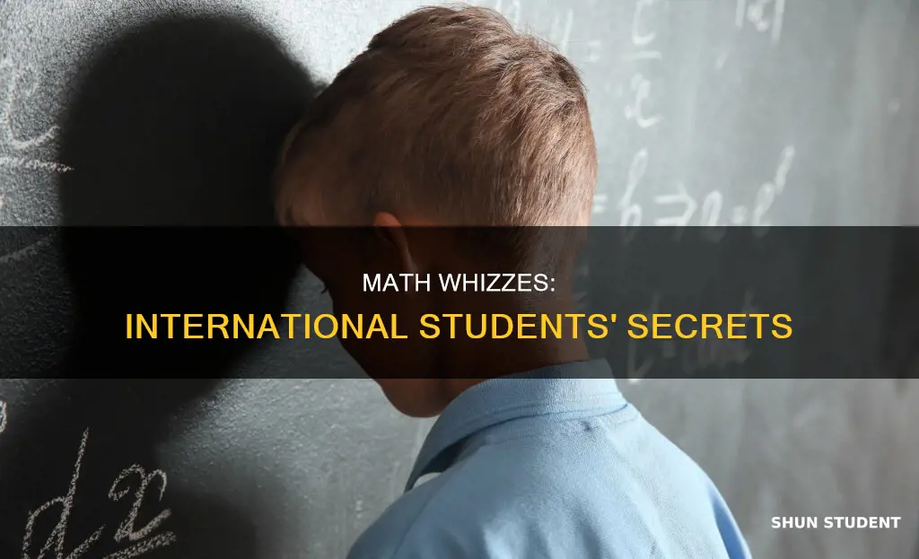 why international students good at math
