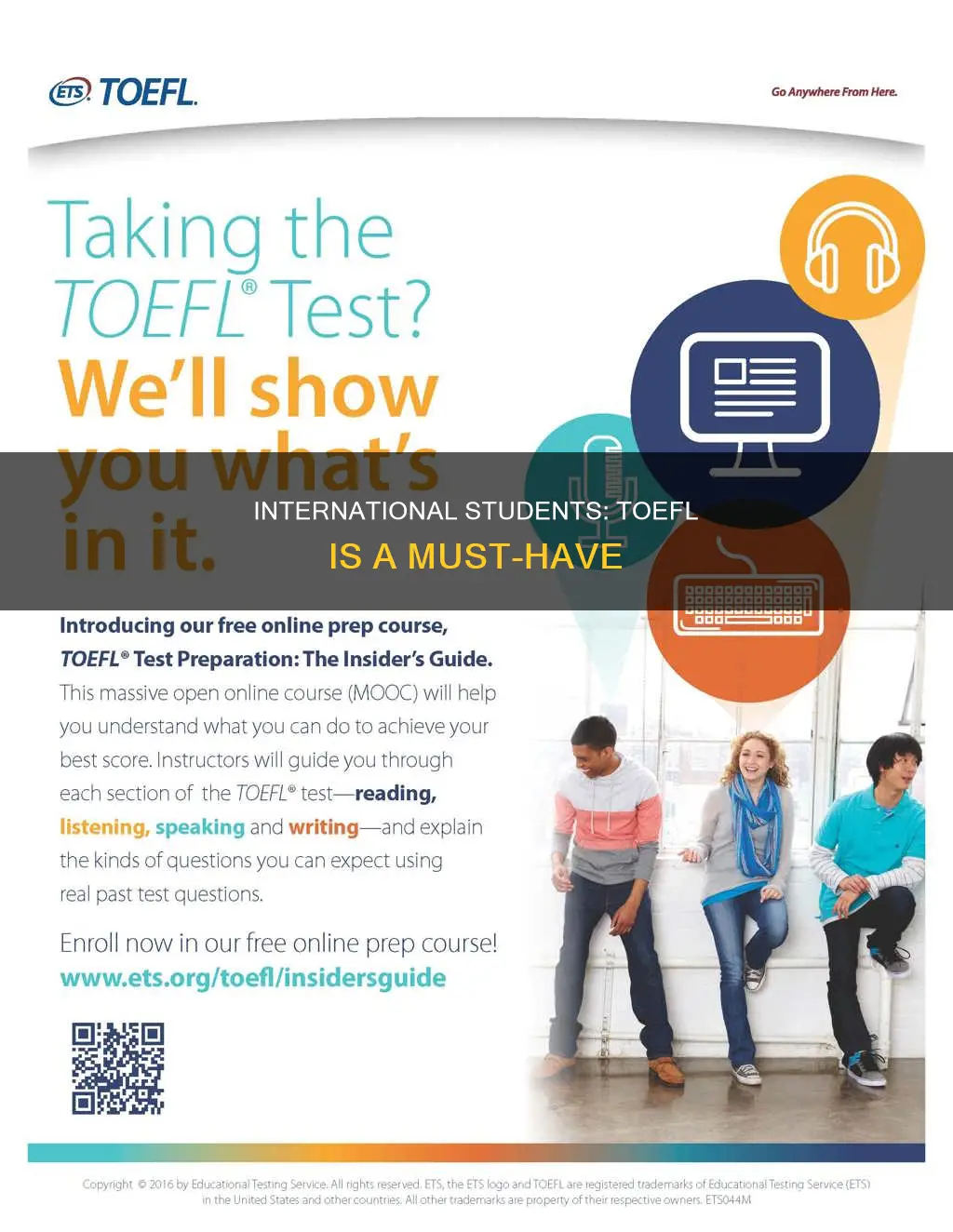 why international students need to take toefl