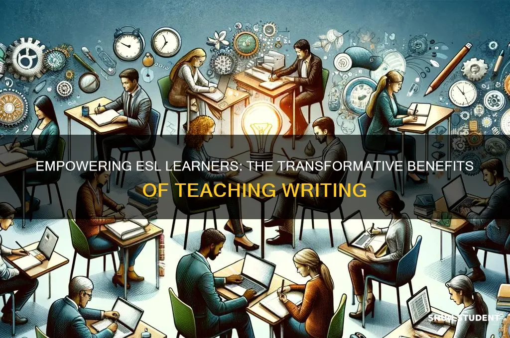 why is beneficial to teach writing to esl students