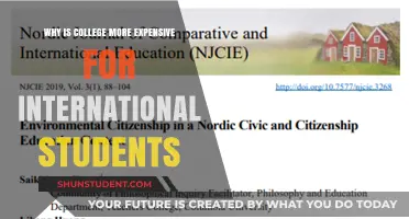 College Costs: International Students Pay More