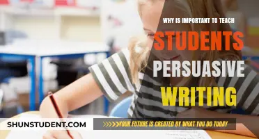 Empowering Voices: The Crucial Role of Teaching Persuasive Writing to Students