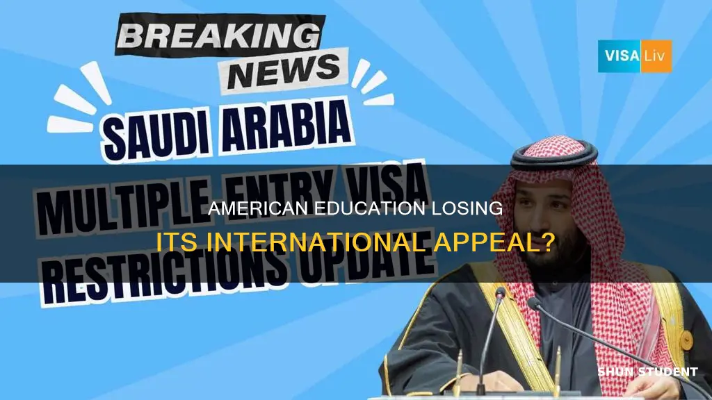 why is international student enrolment down in the united states