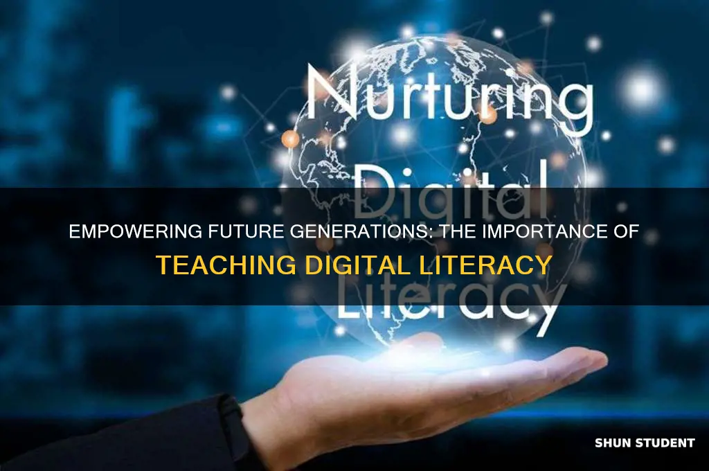 why is it important to teach digital literacy to students