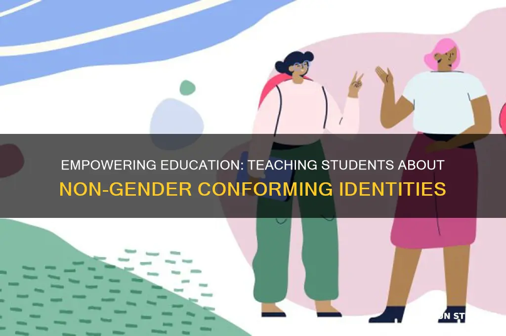 why is it important to teach students about non-gender conforming