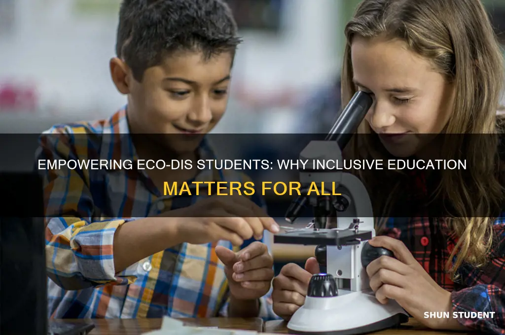 why is it important to teach the eco dis students