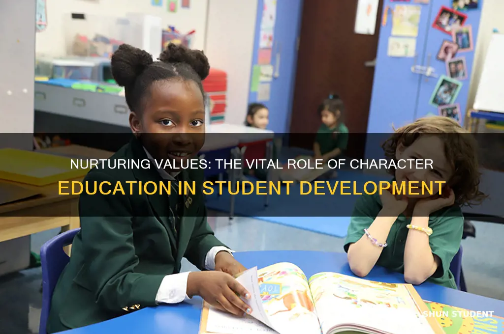 why is teaching character education important to students