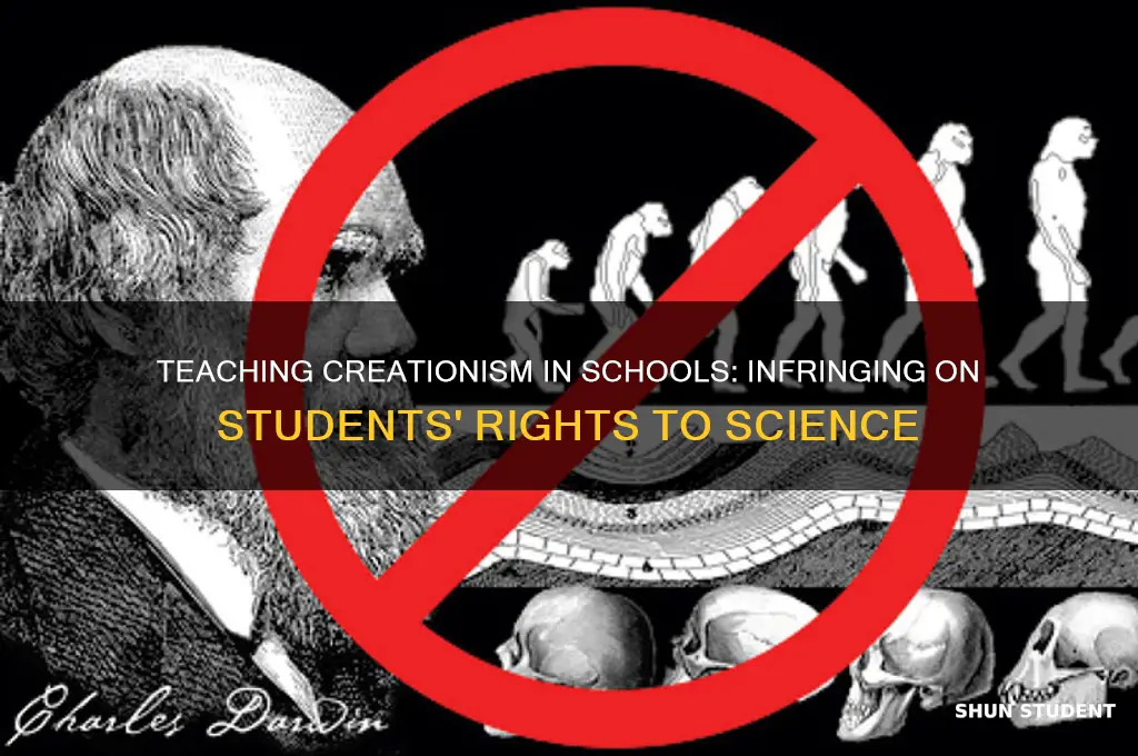 why is teaching creationism a violation of student rights