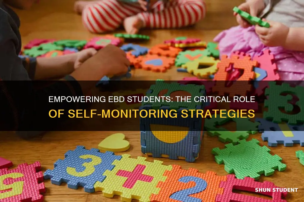 why is teaching self-monitoring strategies essential for students with ebd