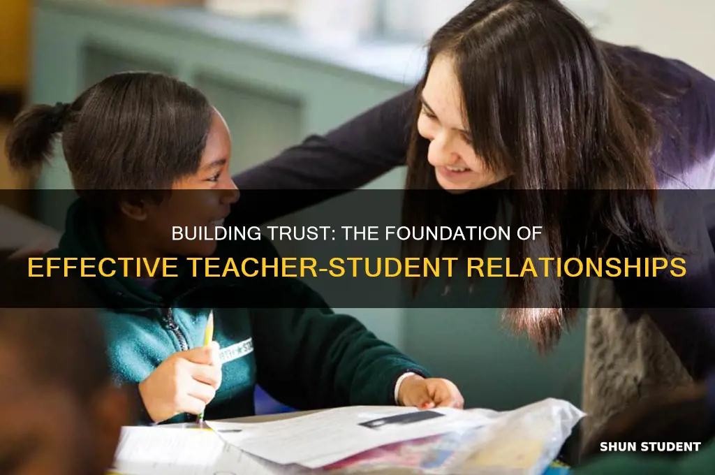 why is trust important in a teacher student relationship