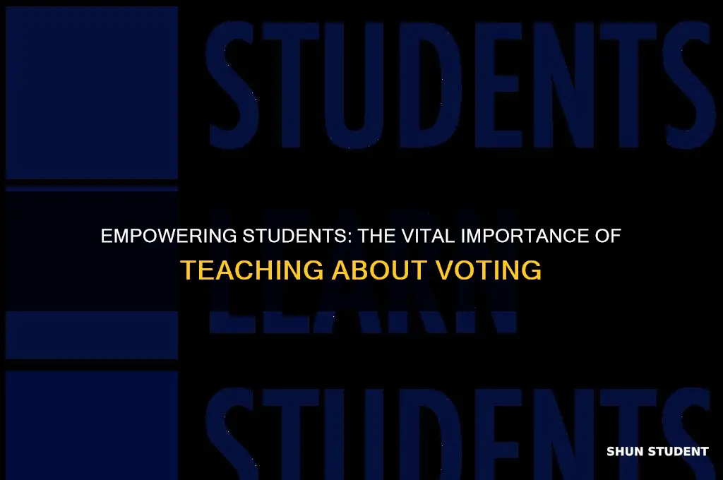 why its important to teach students about v