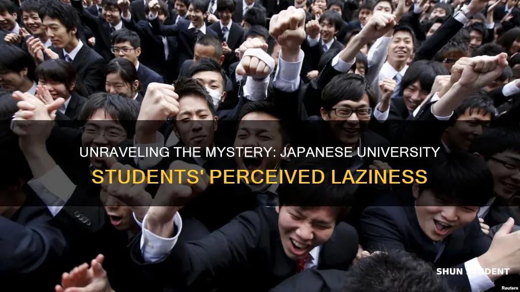 why japanese university student lazy