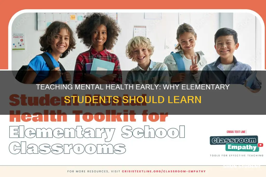 why not dont teach mental health for elementary students