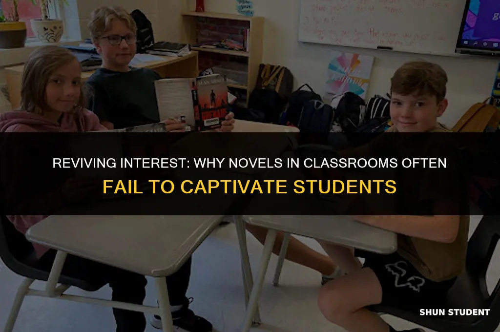 why novels in the classroom dont interest students scholarly articles