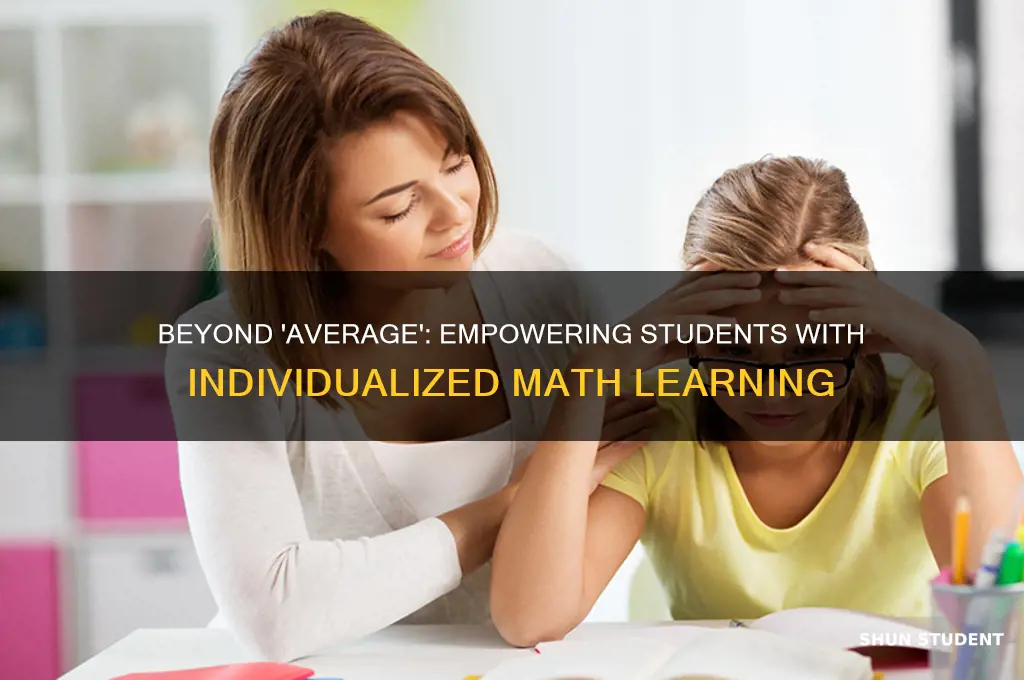 why should a math teacher never call her students average