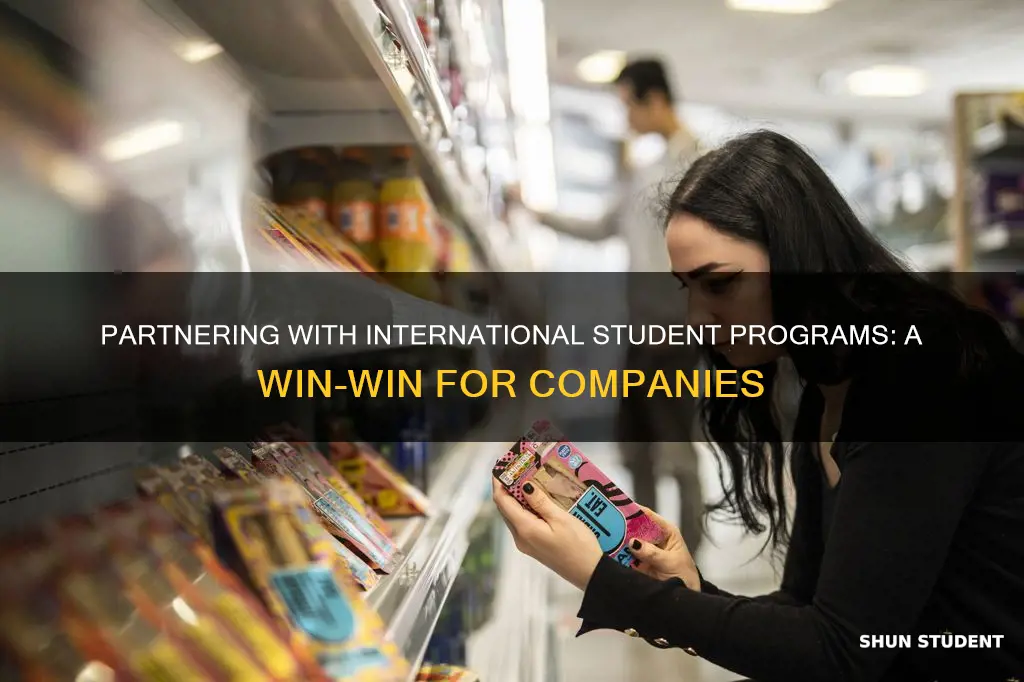 why should companies parter with international student programs
