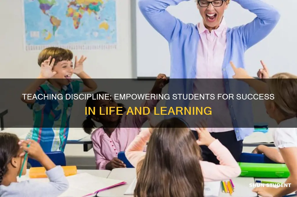 why should educators teach discipline to students