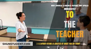 Prevent Accidents: Why Students Must Report Spills to Teachers Immediately