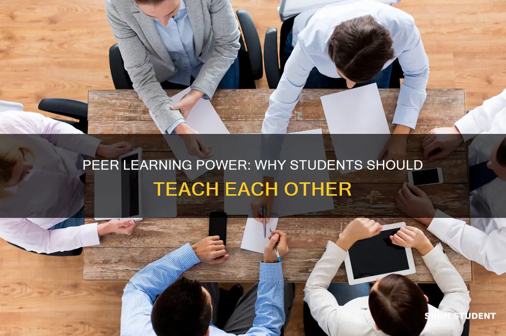 why should students teach each other