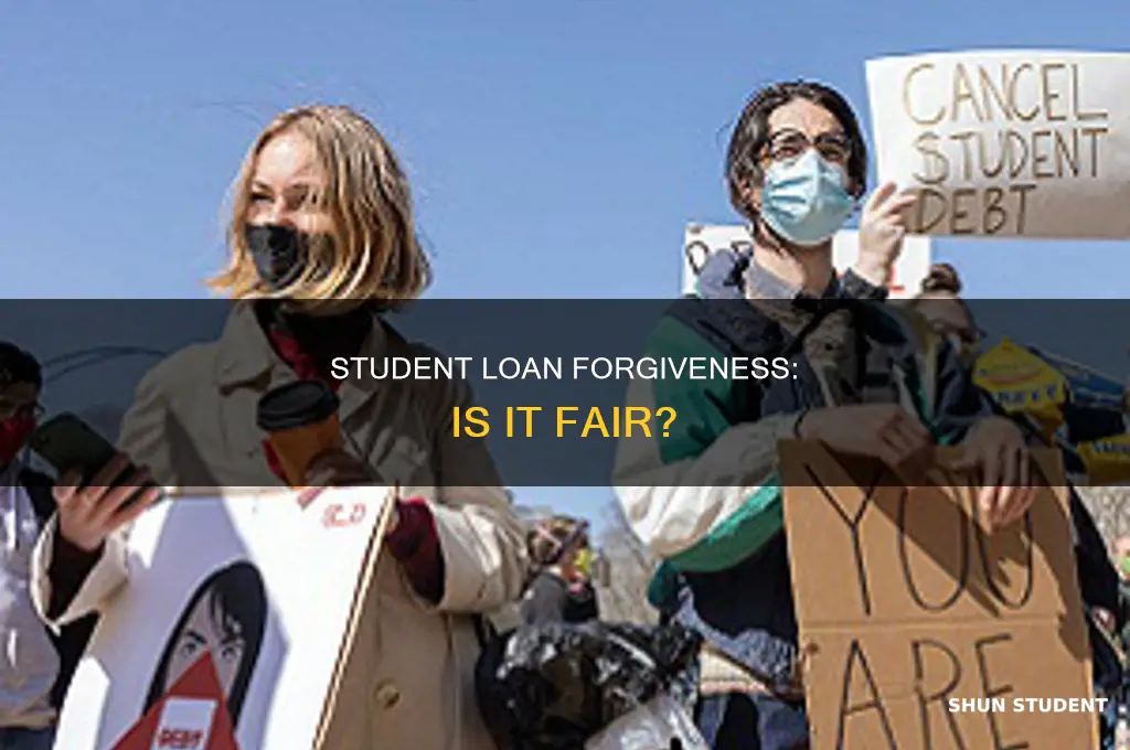 why should they forgive student loans when others pay