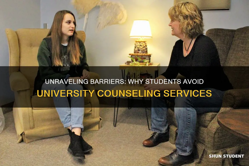 why some students do not use university counseling facilities snyder