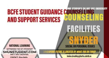 University Counseling: Why the Hesitation?