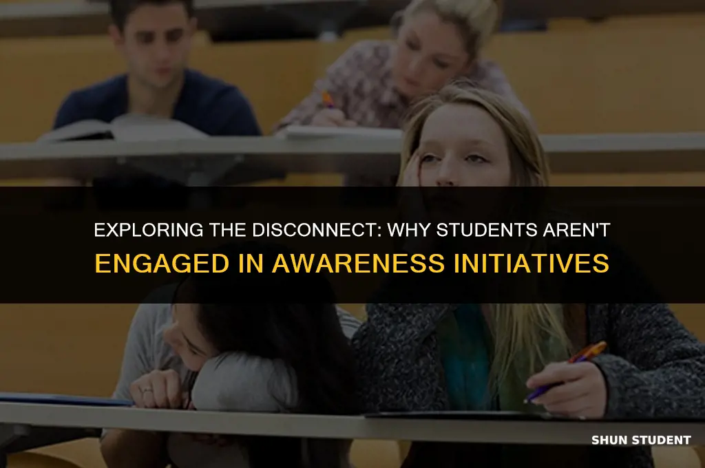 why student not interested in awareness