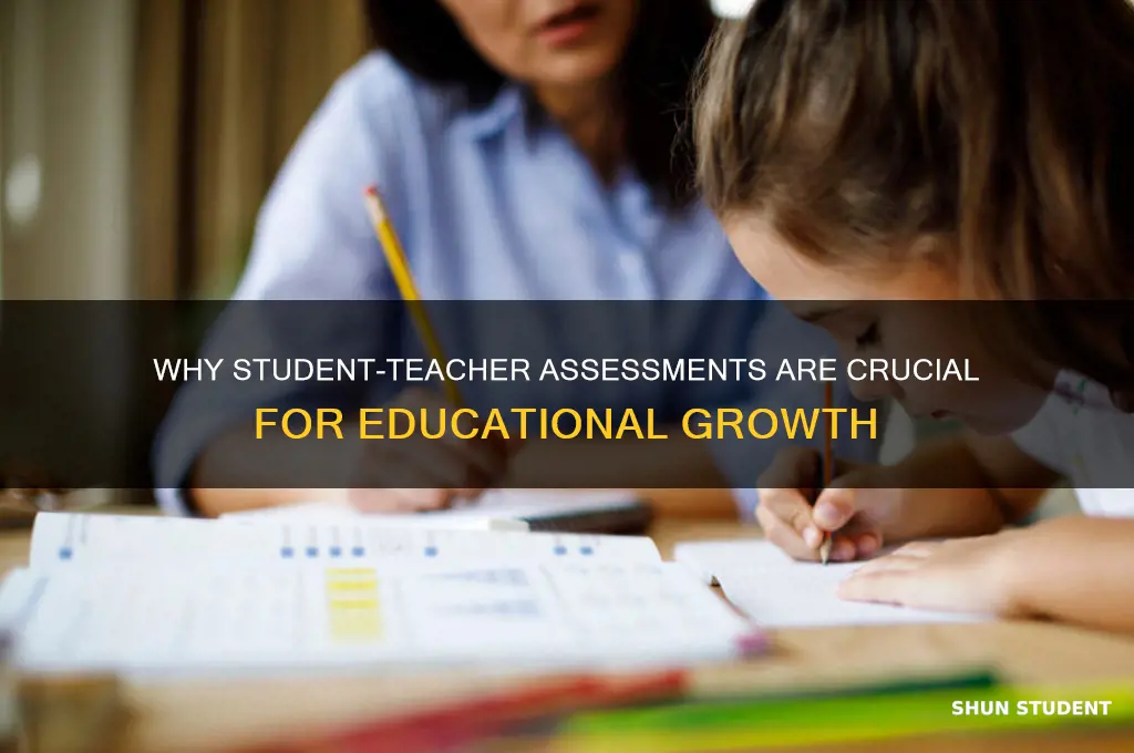 why student teacher assessments are important
