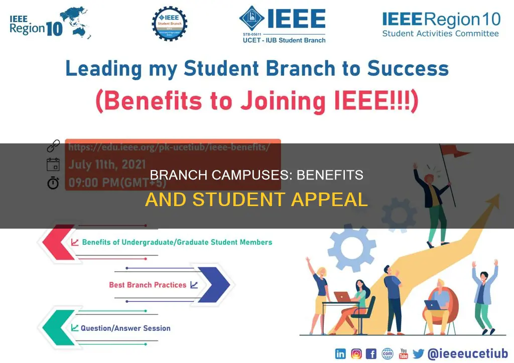 why students choose the branch campus of a lare university