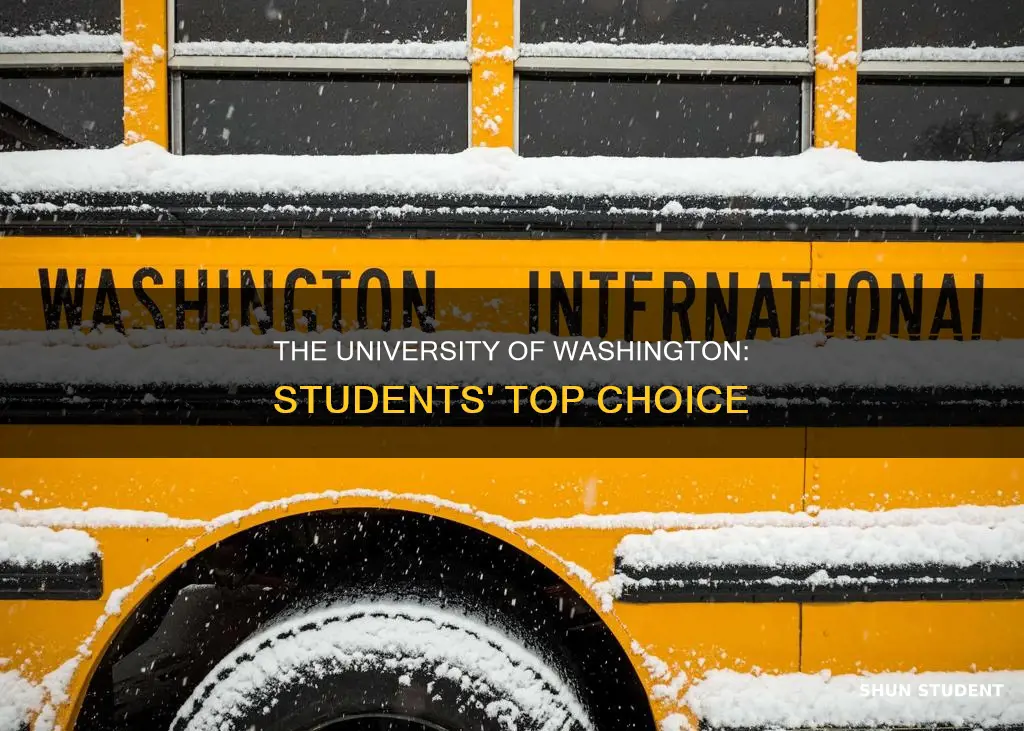 why students choose the university of washington
