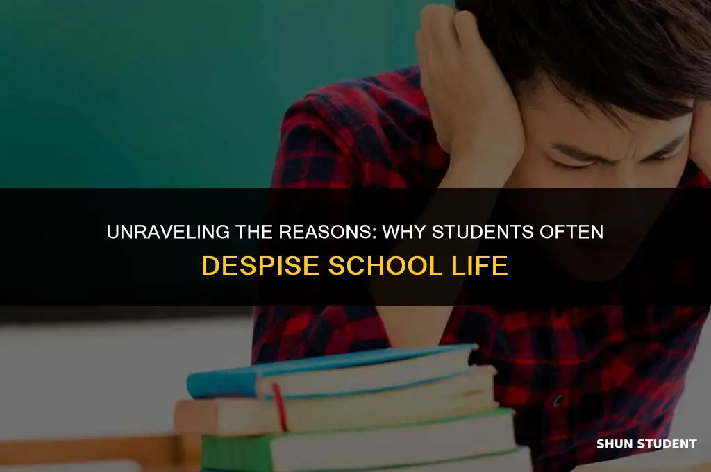 why students hate school