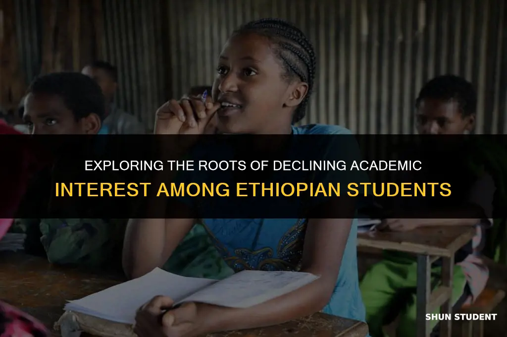 why students in ethiopia lack academic interest
