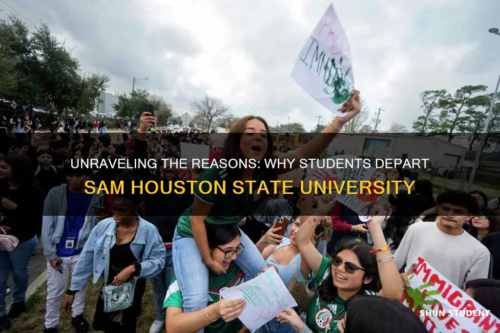 why students leave sam houston state university