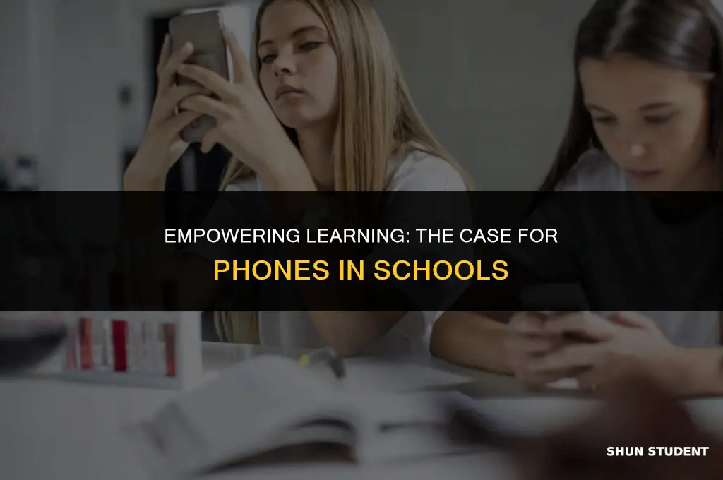 why students should be able to use phones in school