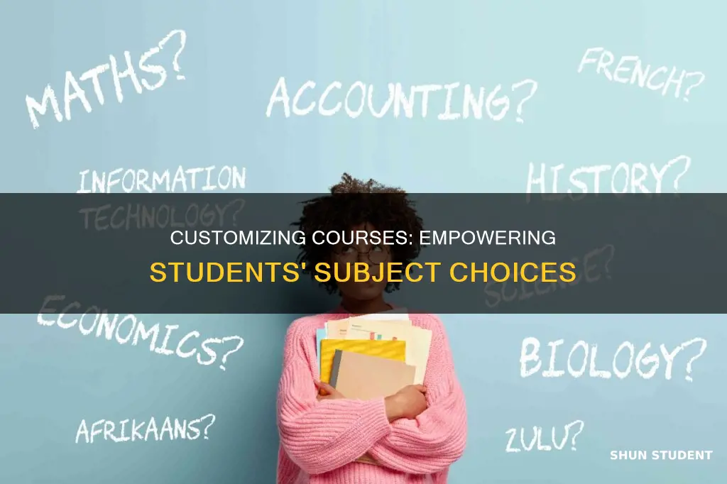 why students should be allowed to choosetheir subjects in university