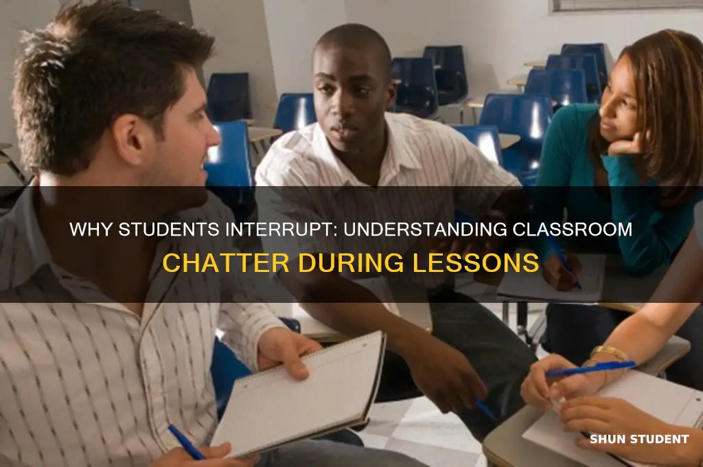 why students talk when i am teaching