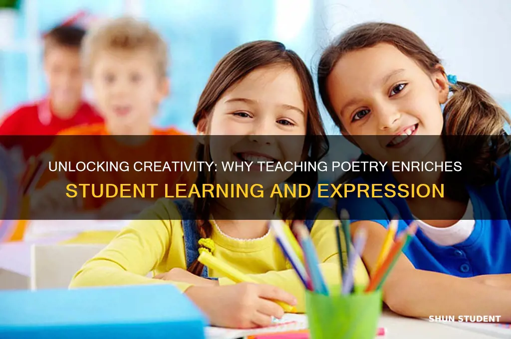 why teach poem to students
