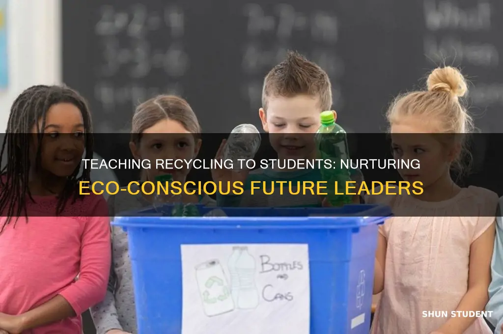 why teach recycling to students
