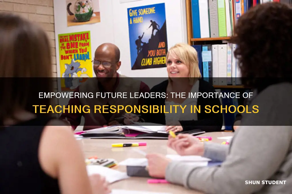 why teach responsibility to students