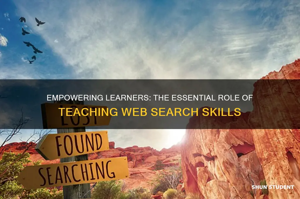why teach student web search skills