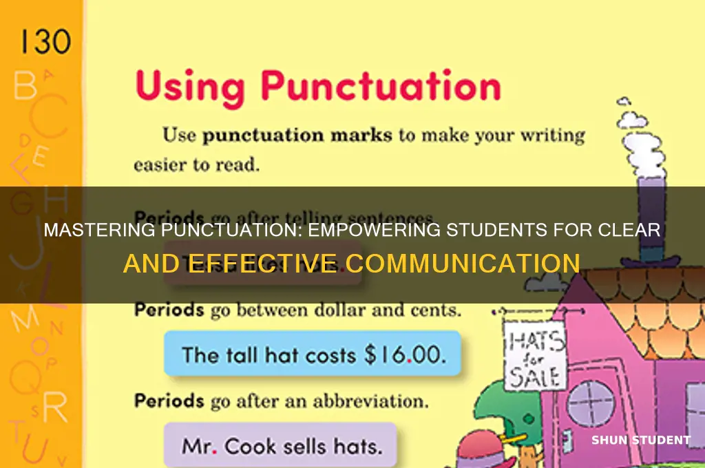 why teach students about punctuation