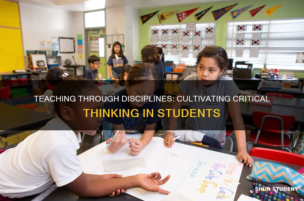 why teach students to think through disciplines