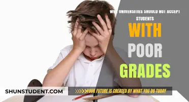 Universities: Upholding Standards, Rejecting Poor Grades